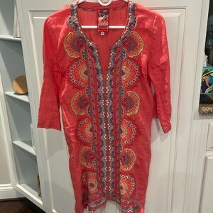 Johnny WAS Embroidered Tunic